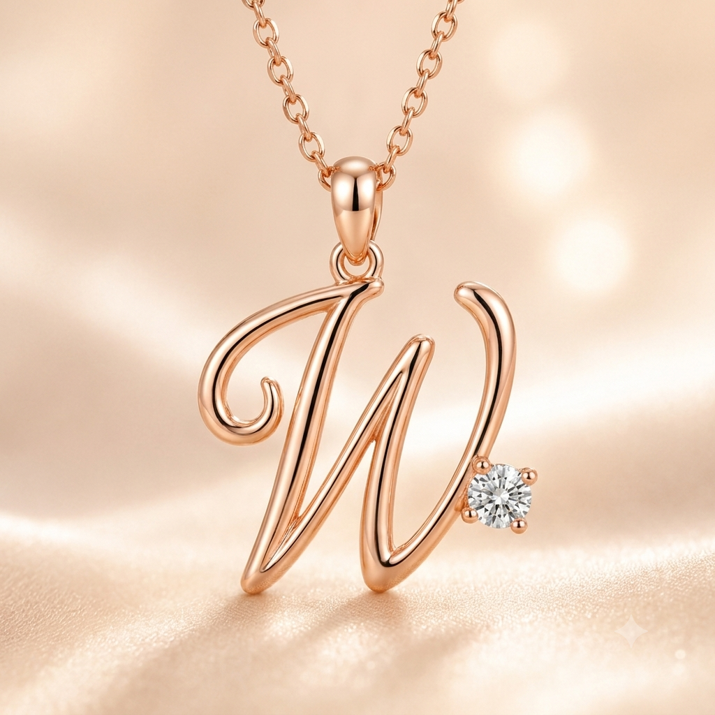 Leuer Initial™ 18K Gold Letter Necklace