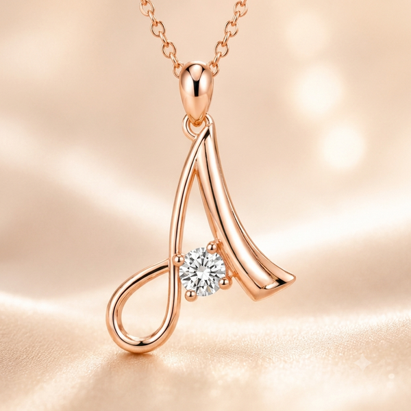 Leuer Initial™ 18K Gold Letter Necklace