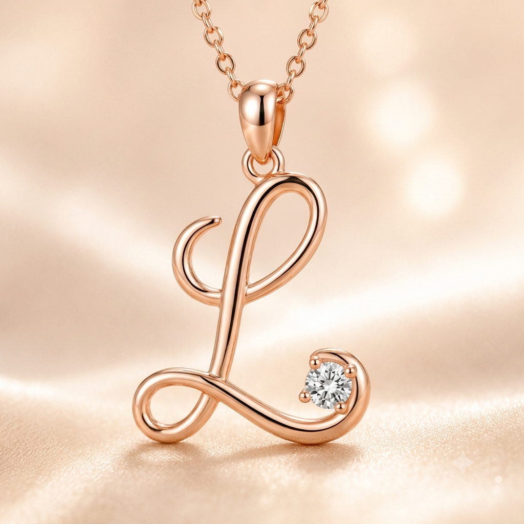 Leuer Initial™ 18K Gold Letter Necklace
