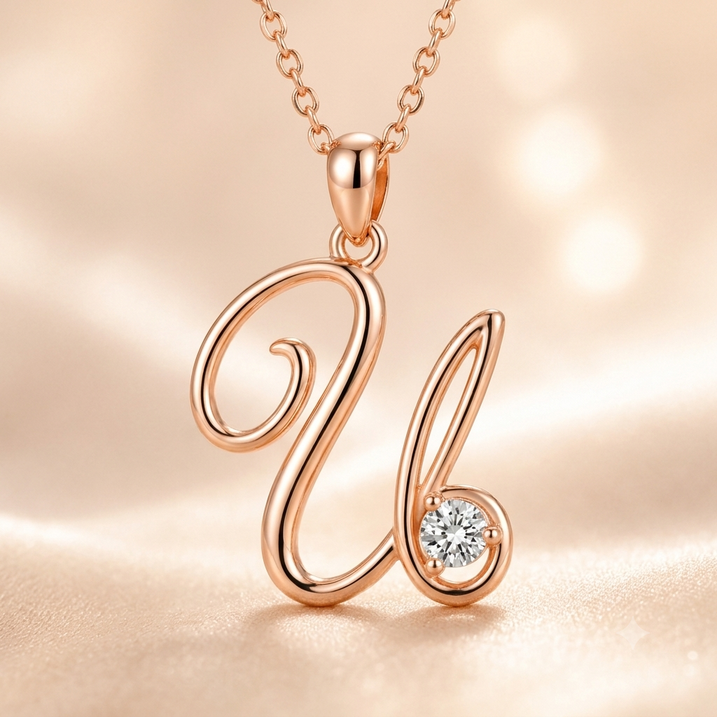 Leuer Initial™ 18K Gold Letter Necklace