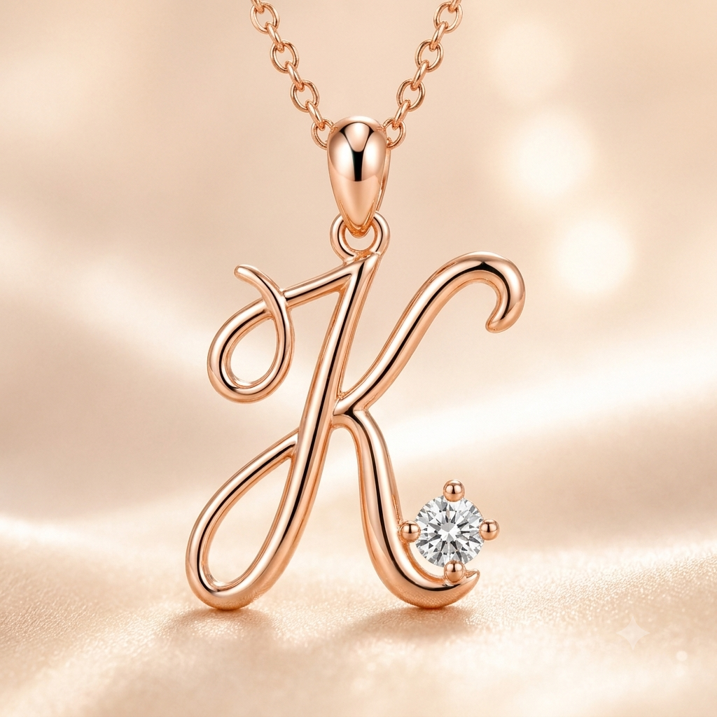 Leuer Initial™ 18K Gold Letter Necklace