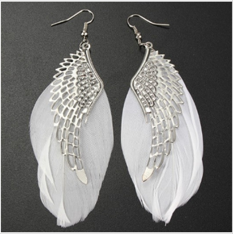 Angel Wing Feather Earrings (Set of Earrings)