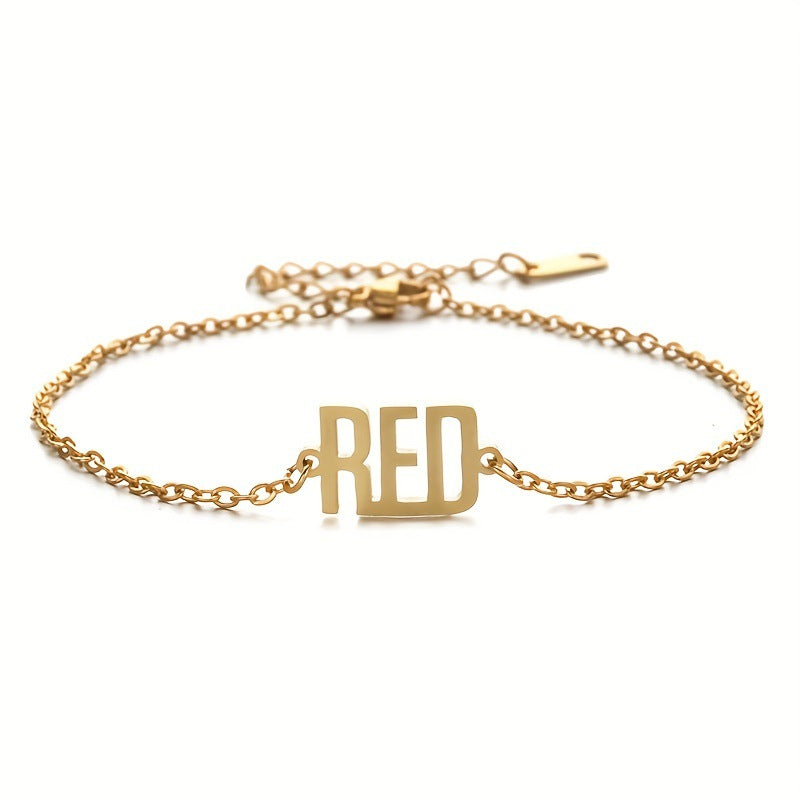 Real Gold Plated O Chain Stainless Steel Anklets