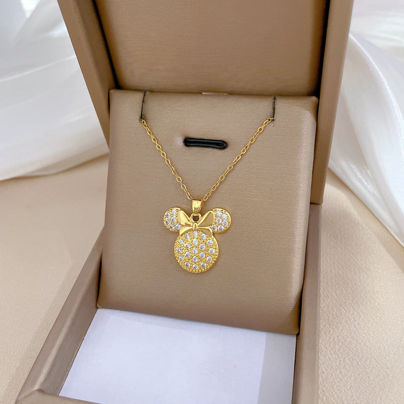 Celeste™ Iconic Mouse Silhouette Necklace