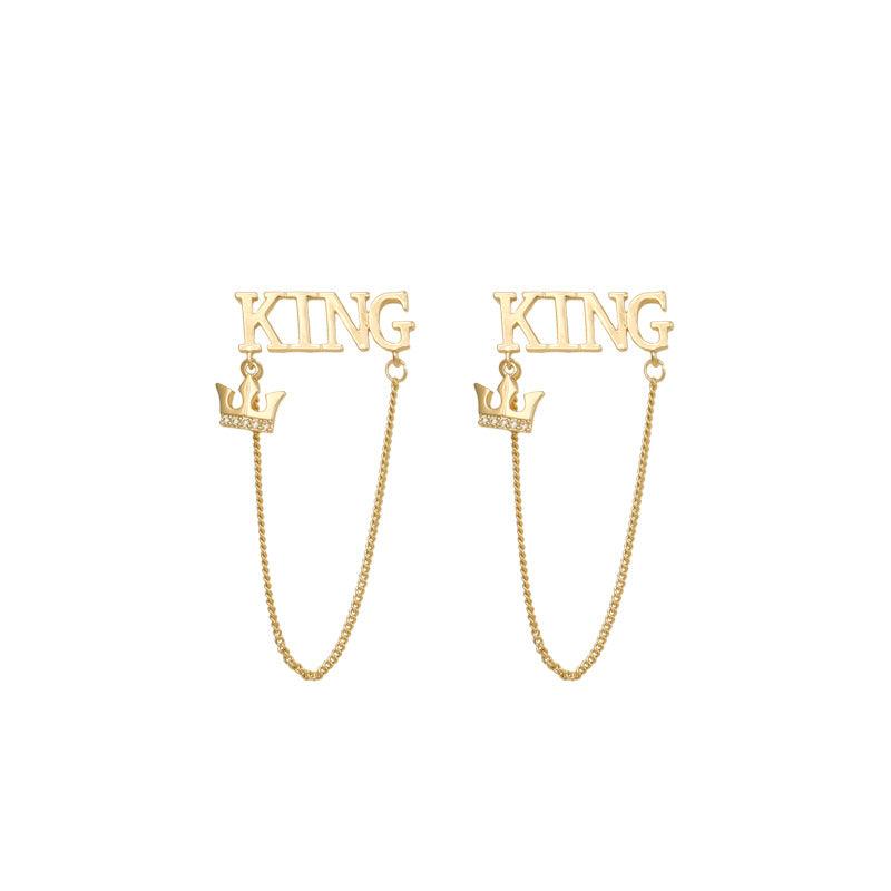 Letter Tassel Earrings – Trendy Long Drop Earrings