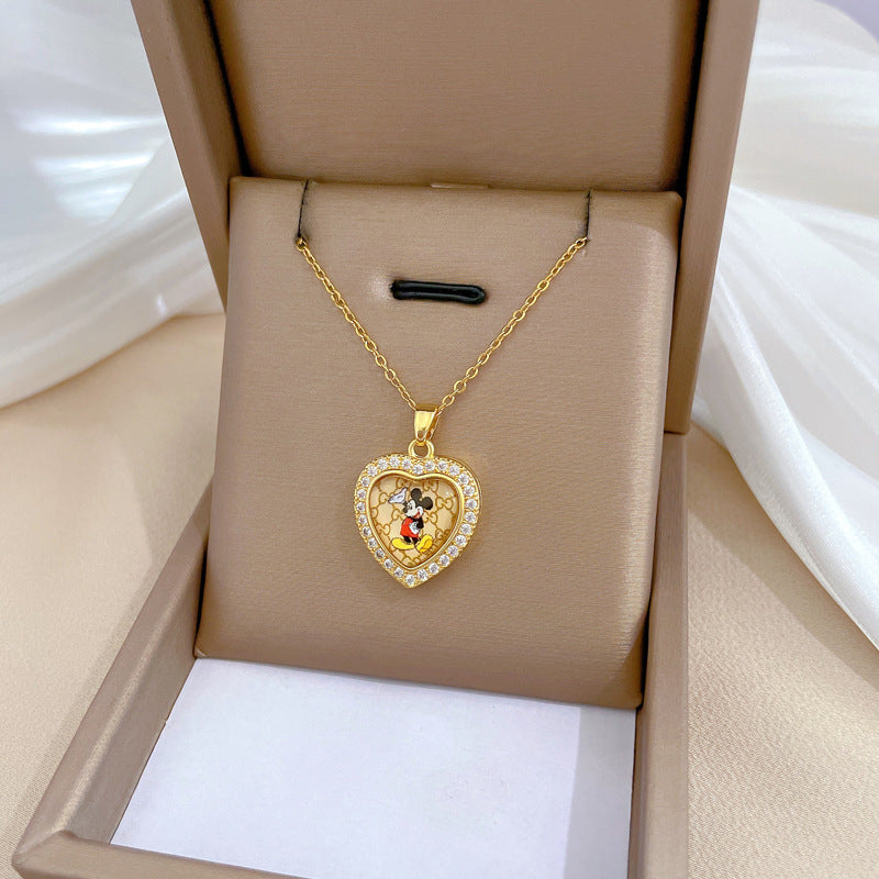 Celeste™ Iconic Mouse Silhouette Necklace