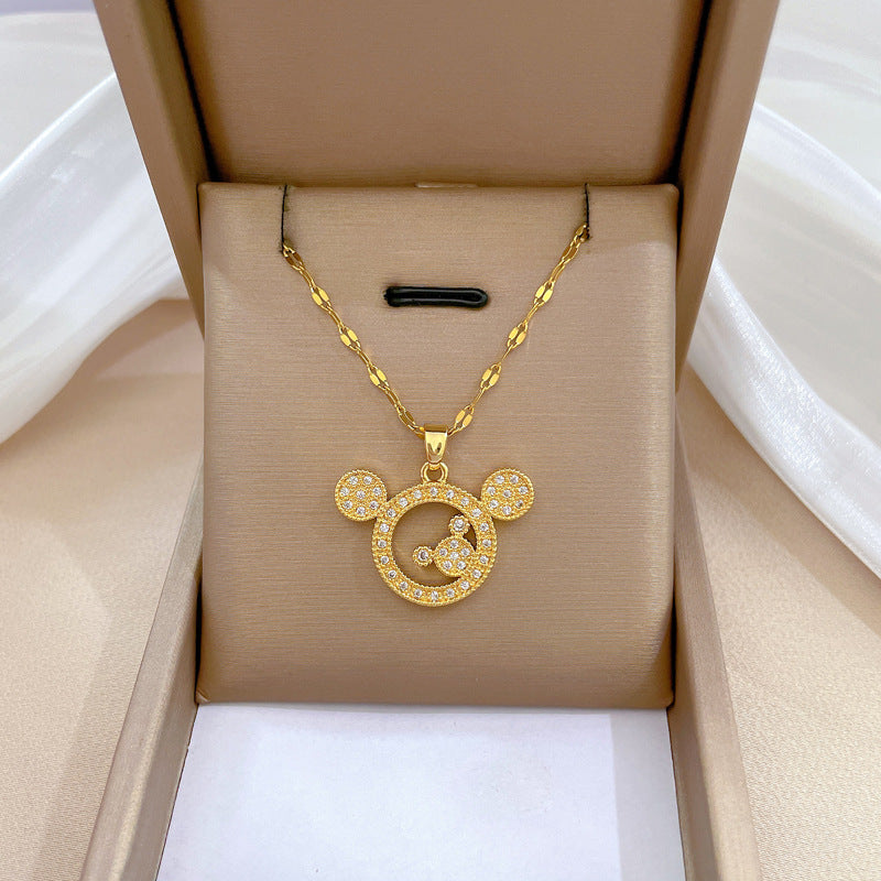 Celeste™ Iconic Mouse Silhouette Necklace