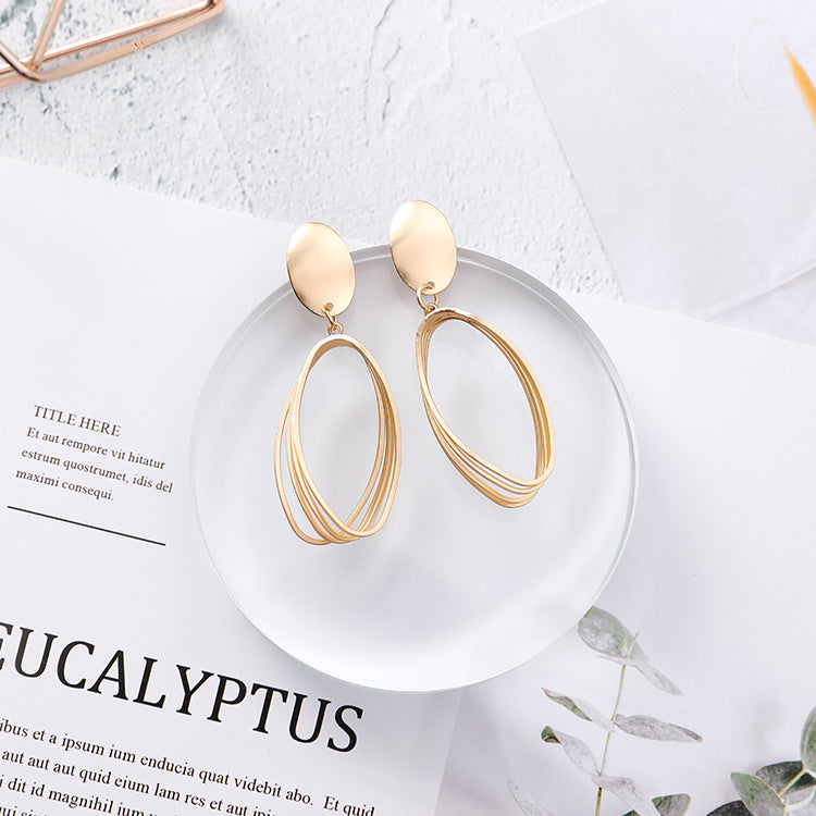 Oval Earrings, Ear Accessories, Drop Earrings