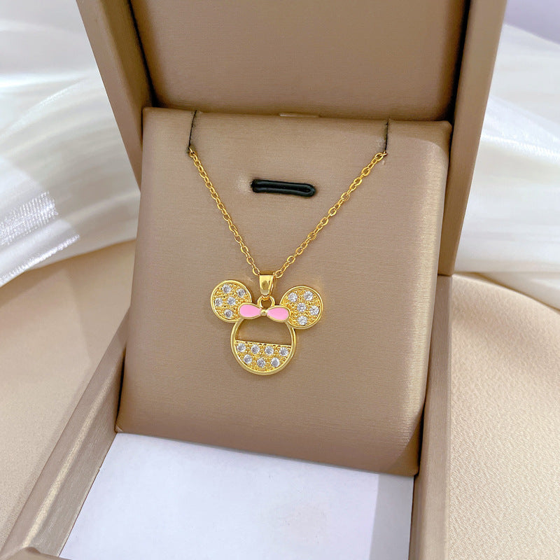Celeste™ Iconic Mouse Silhouette Necklace