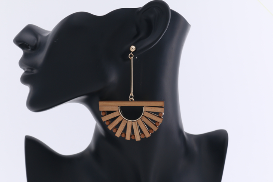 Hollow Bamboo Earrings - Bamboo Pendant Earrings