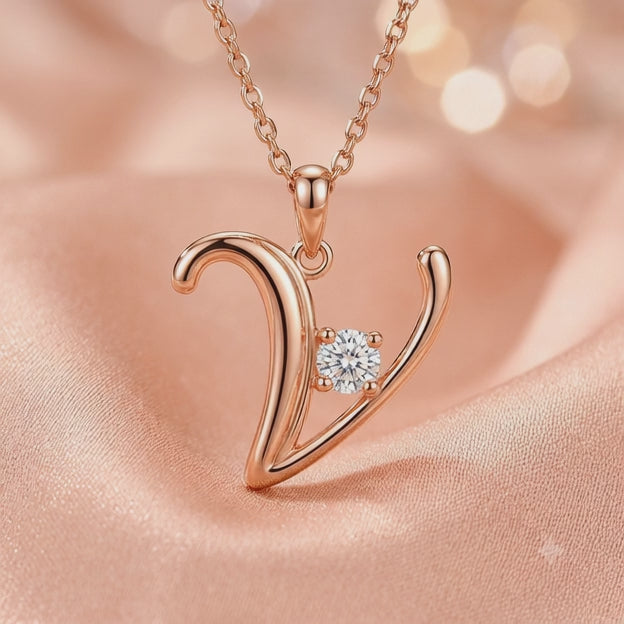 Leuer Initial™ 18K Gold Letter Necklace